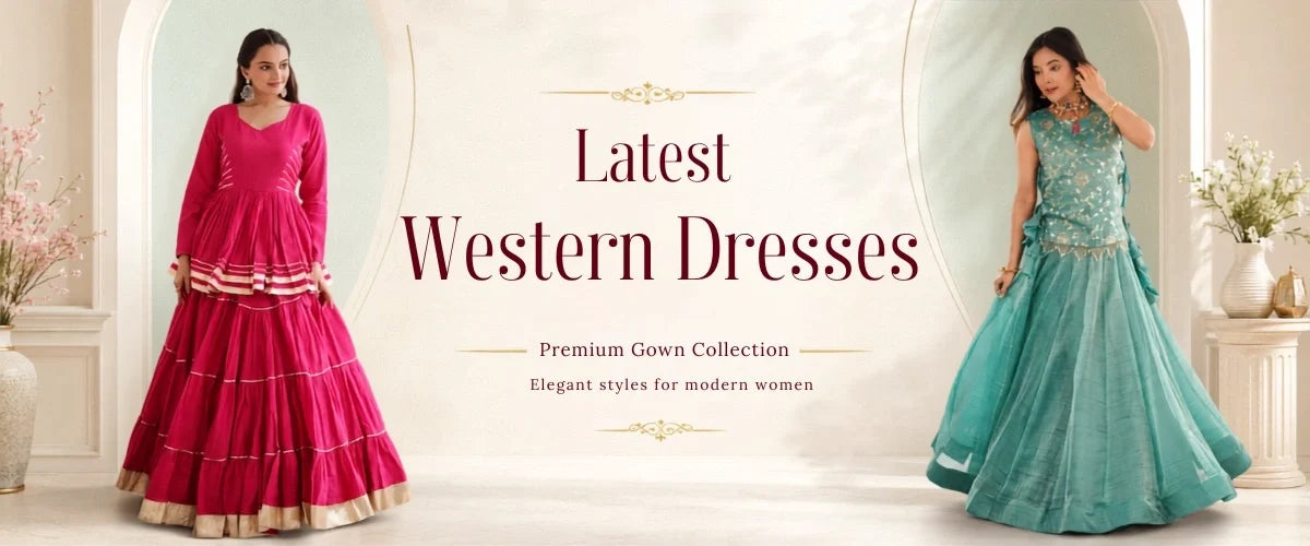 Latest Western Dresses for Women - Ladies Western Gowns Online India