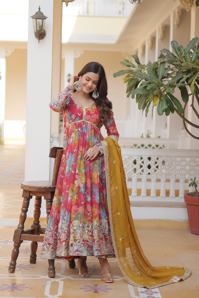 alia cut dresses online Alia cut dress set Clothsvilla