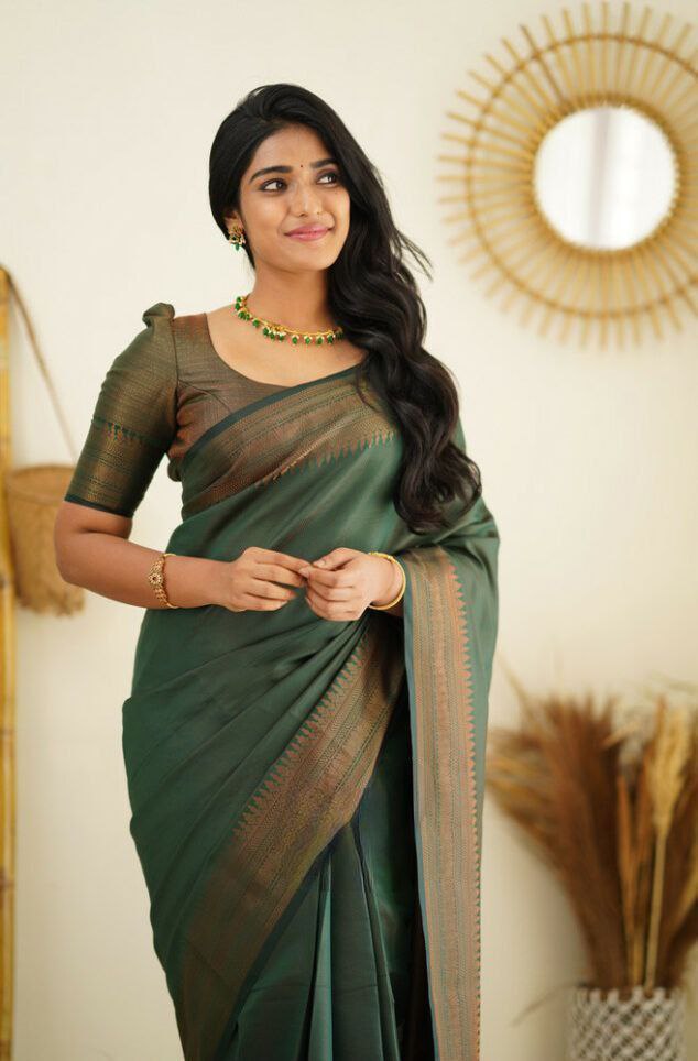 Scrumptious Soft Silk Saree With Prodigal Blouse Piece