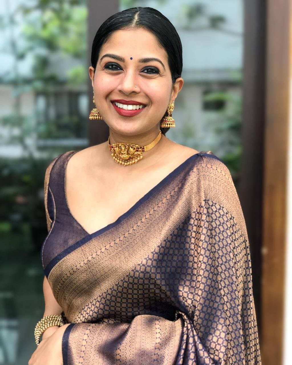 Wonderful Soft Kanjivaram Silk Saree With Precious Blouse Piece