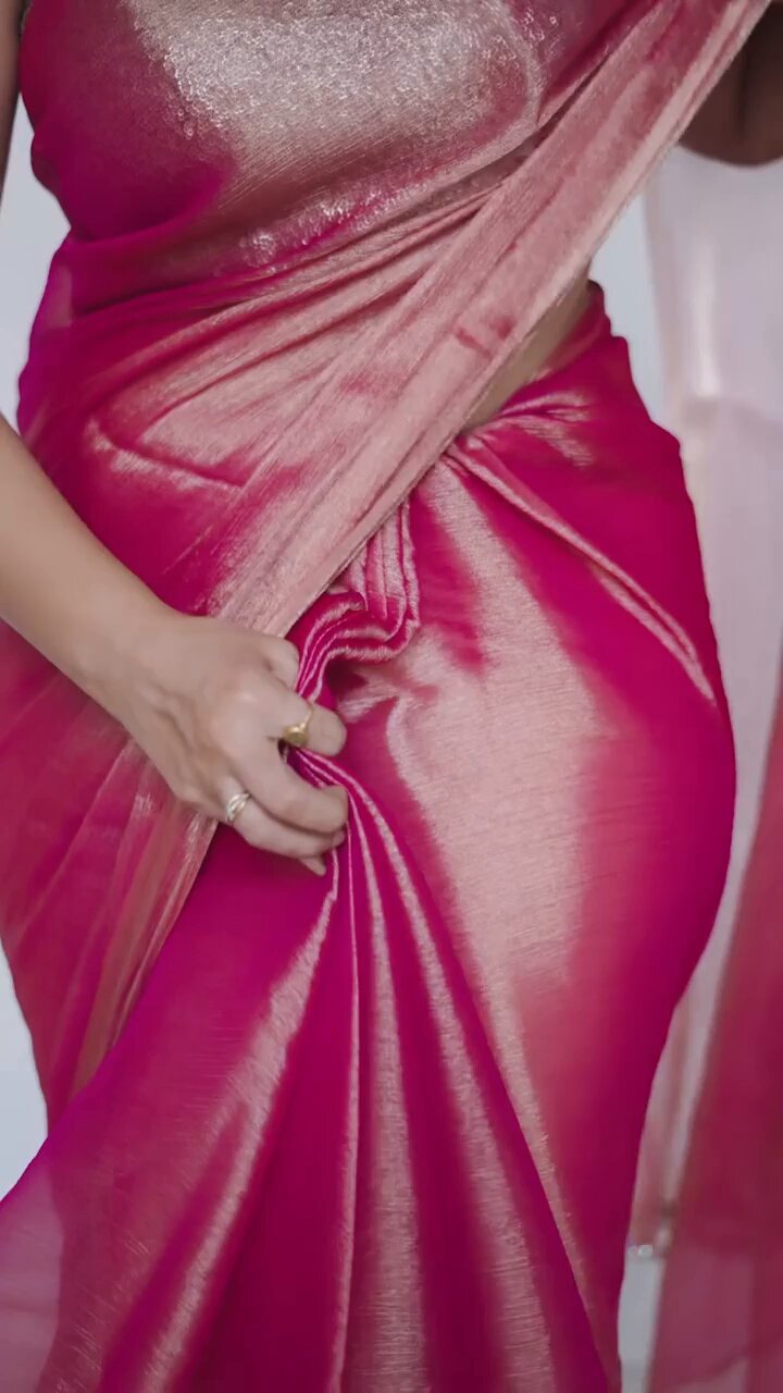 Jimichu Barbari Saree with Mono Silk Blouse Featuring Coconut Sequence Embroidery