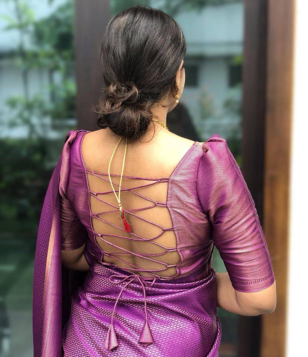 Wonderful Soft Kanjivaram Silk Saree With Precious Blouse Piece