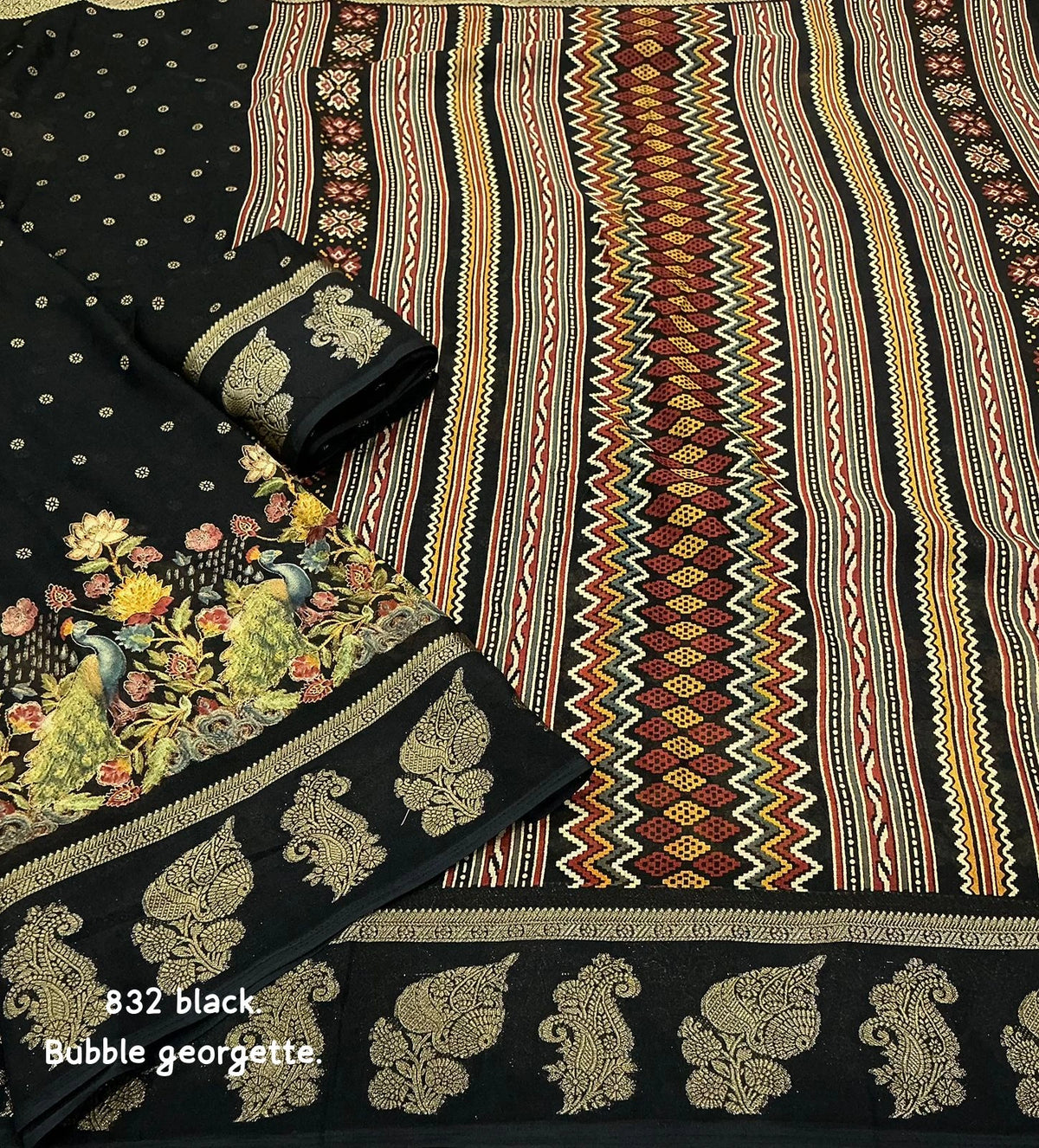 buy black saree online