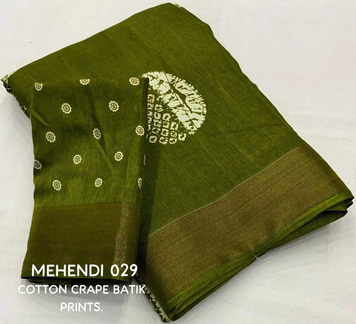buy mehendi green saree