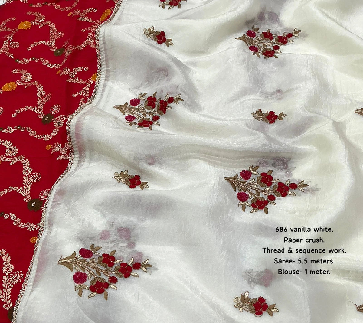 buy white saree online