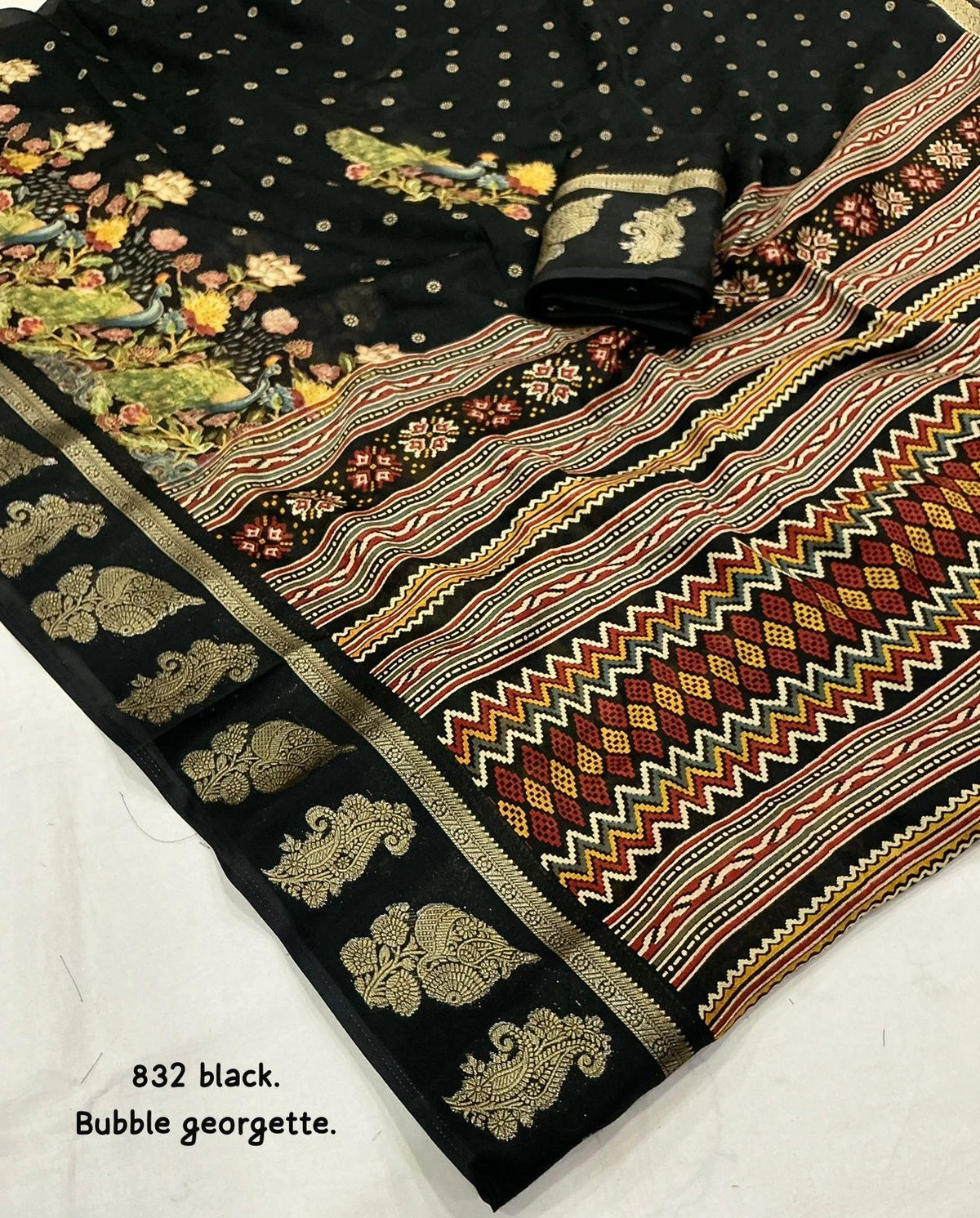 designer georgette saree