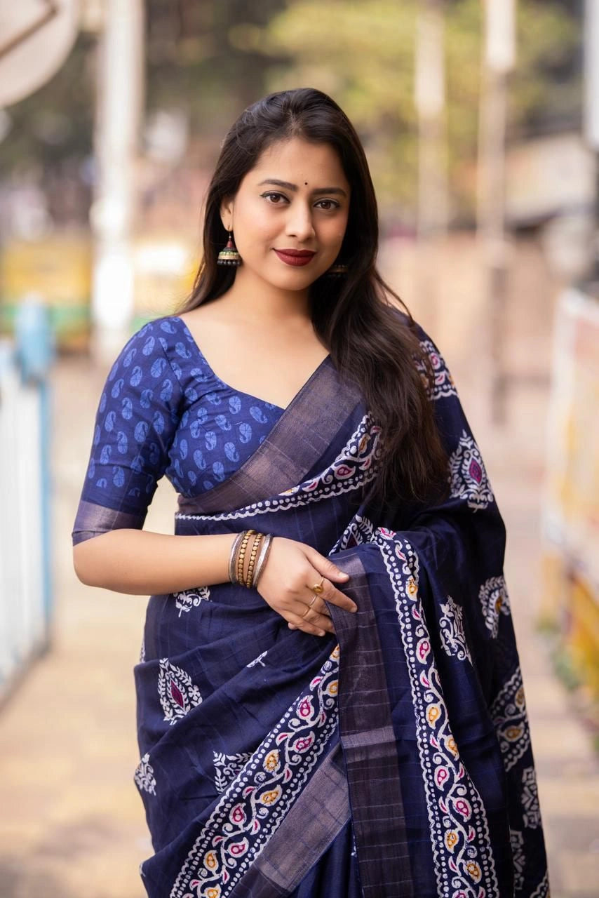 party wear silk saree