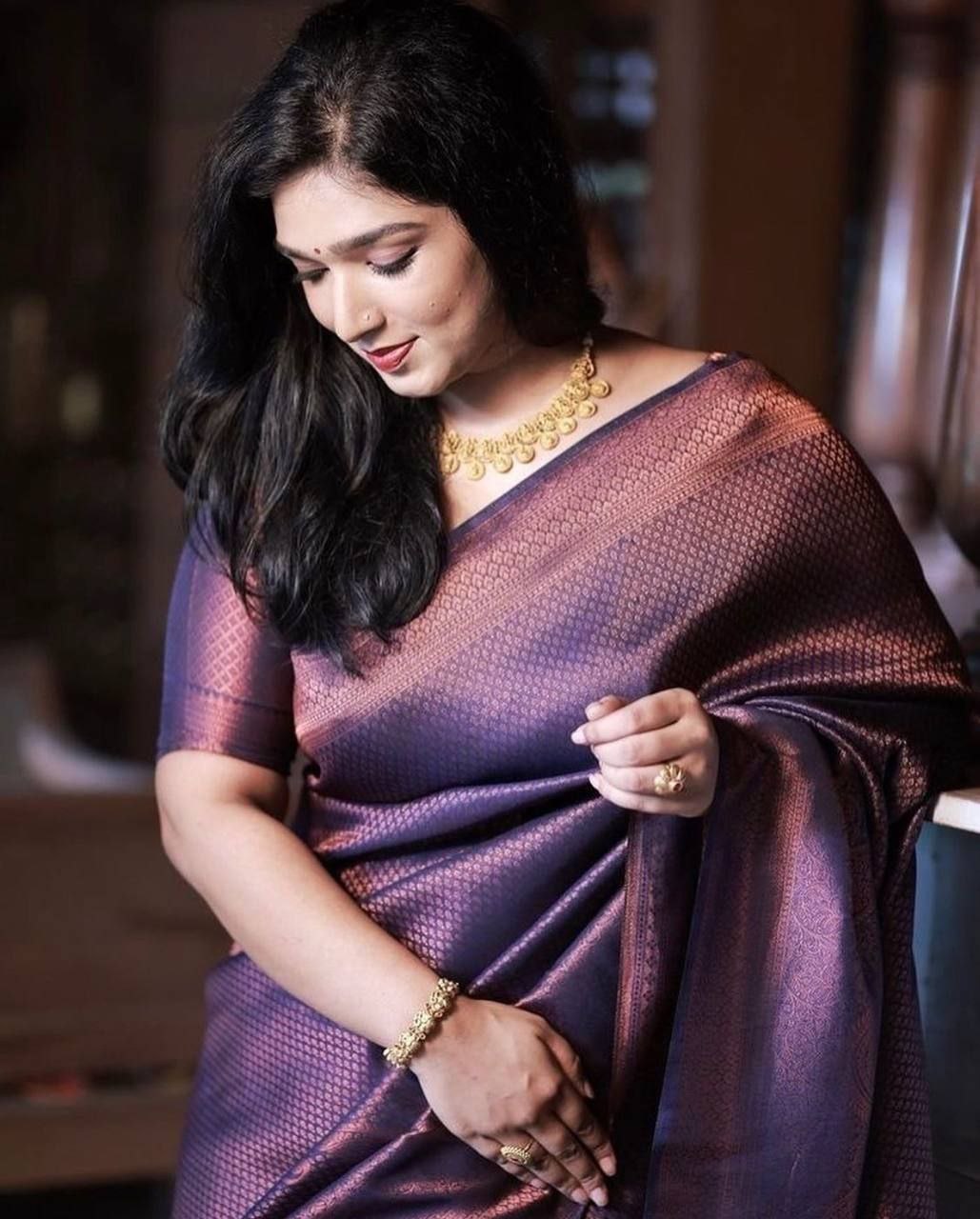 Amiable Soft Silk Saree With Divine Blouse Piece