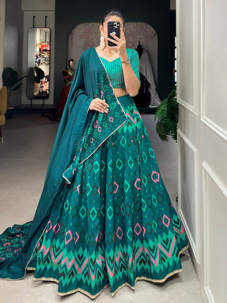 Graceful Vaishali Silk Printed Lehenga Choli for Special Occasions