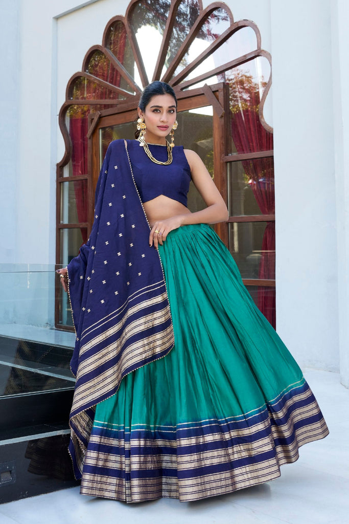 Beautiful Pure Chanderi Stunning Lehenga Choli