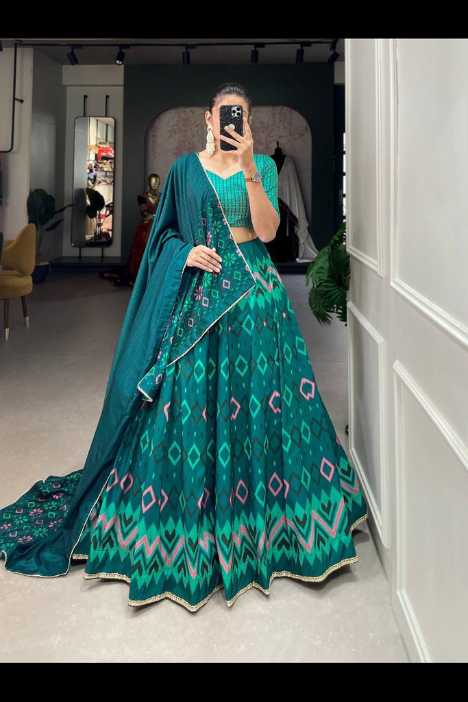 Graceful Vaishali Silk Printed Lehenga Choli for Special Occasions