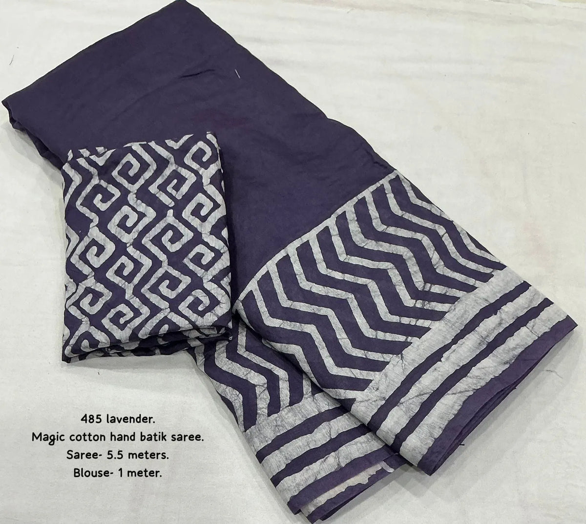 purple tassel pallu saree