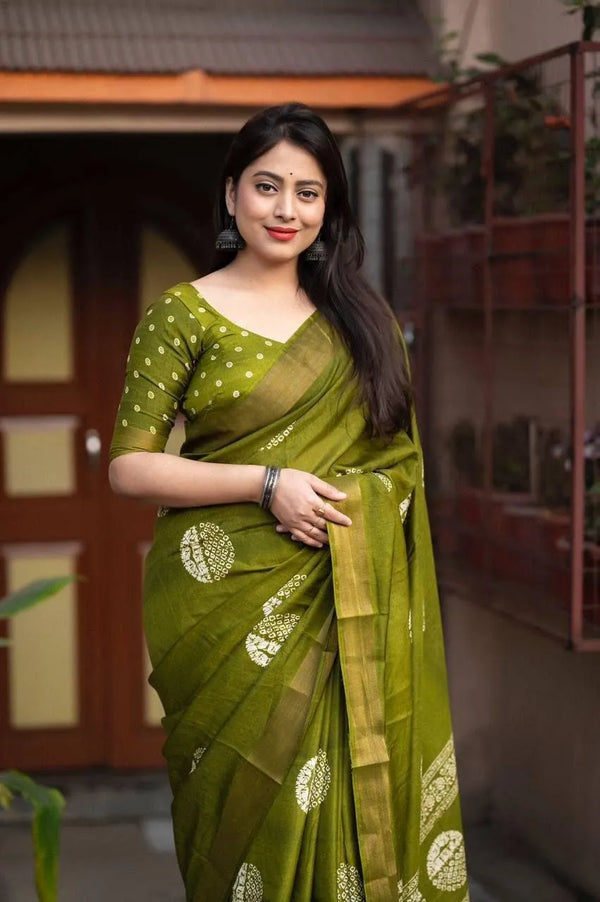 shop cotton batik saree